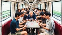Статья Азартные игры в электричке