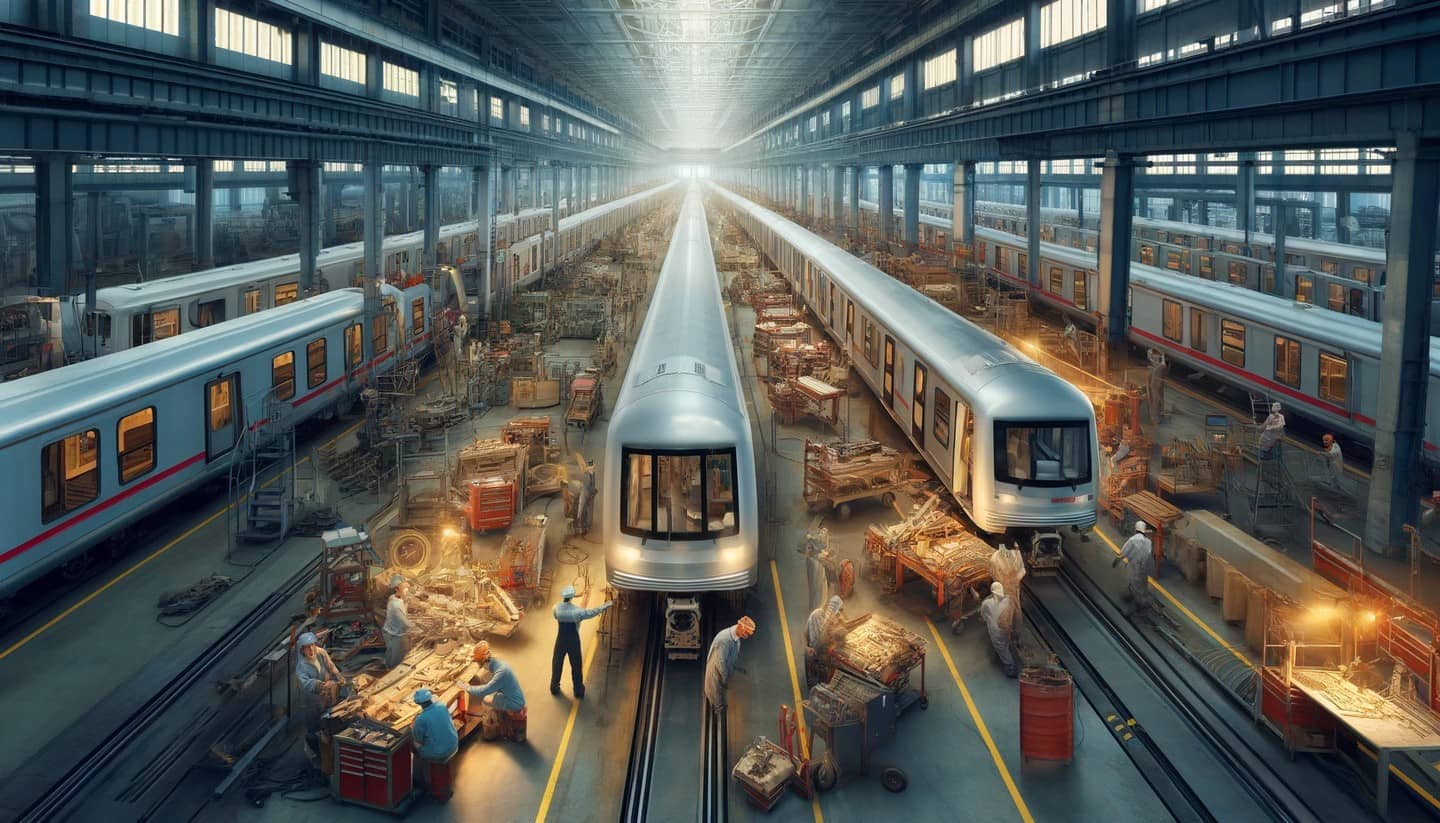 Где собирают электрички
