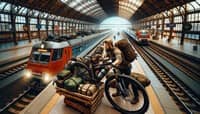 Статья Как перевозить велосипед в поезде