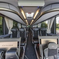 Удобные и комфортабельные места в автобусе