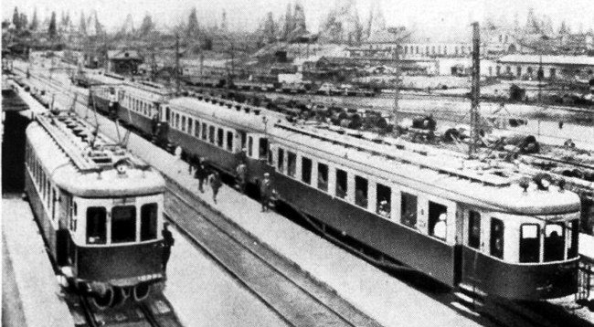 Первые электрички в СССР