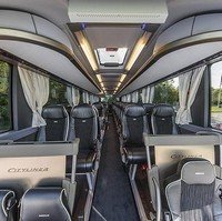 Удобные и комфортабельные места в автобусе