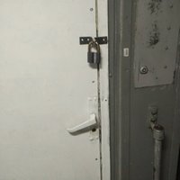Закрытый туалет в поезде